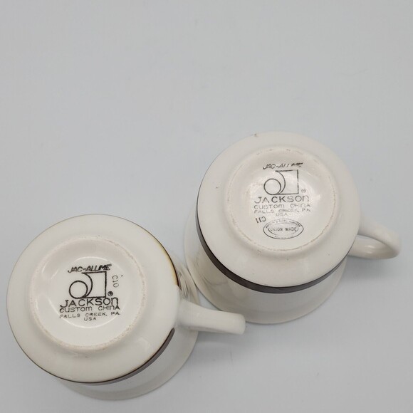 Jackson Custom China Restaurant Ware Jac-allme Coffee Cups Union Made - Picture 7 of 16